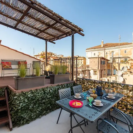 Appartamento Rooftop Penthouse Campo De Fiori Cozy Terrace